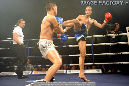2011-04-30 Ring Rules 2504 Muay Thay - 64kg - Ivan Moscatelli ITA - Angelo Campoli ITA